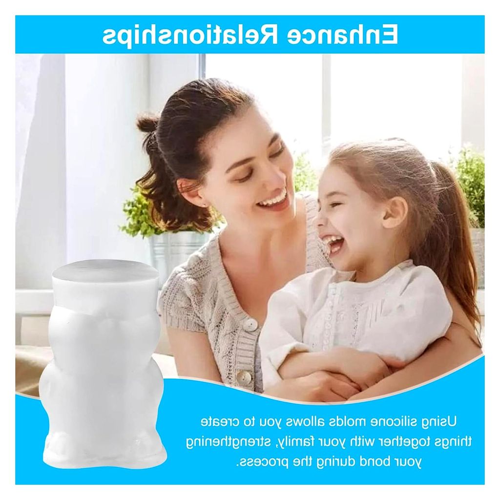 Silikonformen für Ostern, 3D Hase Kerzenformen, Kaninchen Gießform für Deko und Handwerk