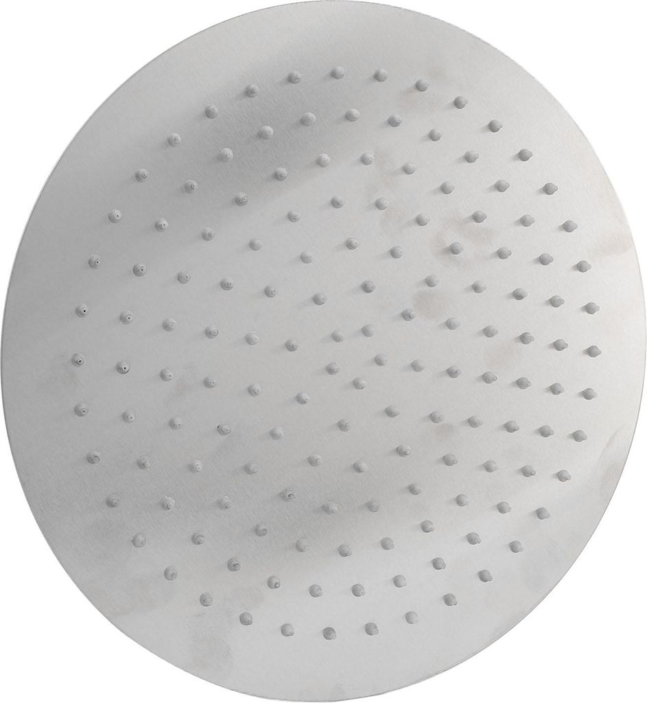Regen Dusche Kopf 12 Zoll Edelstahl G1/2 Gewinde Ultra dünne Hochdruck Runde Regenfall Dusche Kopf oben Sprayer für Badezimmer SUS304