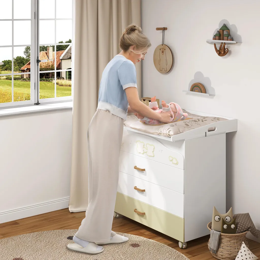 Transformez votre commode en table à langer avec ce cadre bois 70 cm - 4