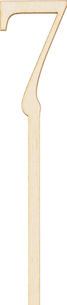 Everflag Holz-Flaggenstöcke Rund | 10er Pack Mit Kunststoffspitze - 60 Cm Länge, 7 Mm Durchmesser