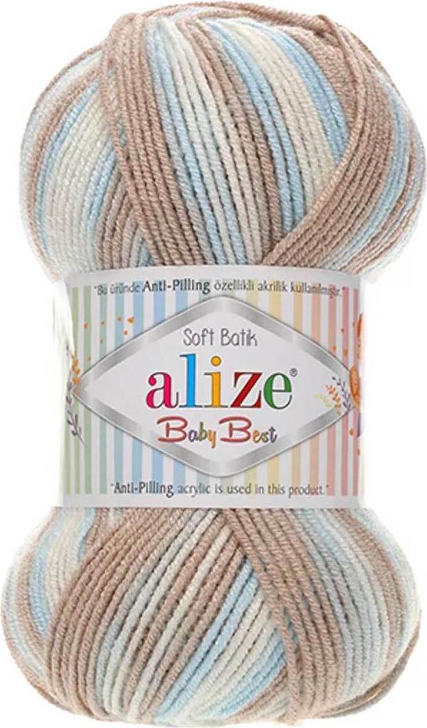 100g Baby-Strickgarn ALIZE Baby Best Batik, Antipilling, Babywolle, Farbwahl