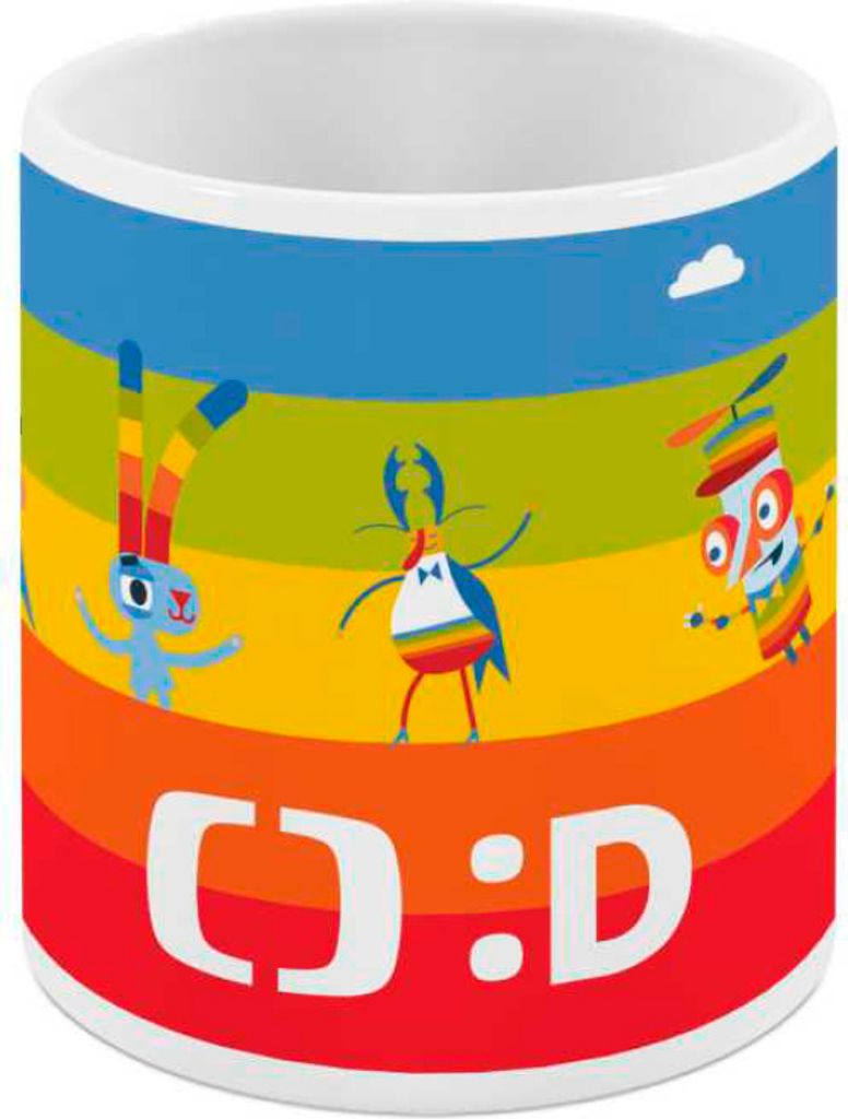 Becher mit Farbwechsel-Effekt im Piraten-Design