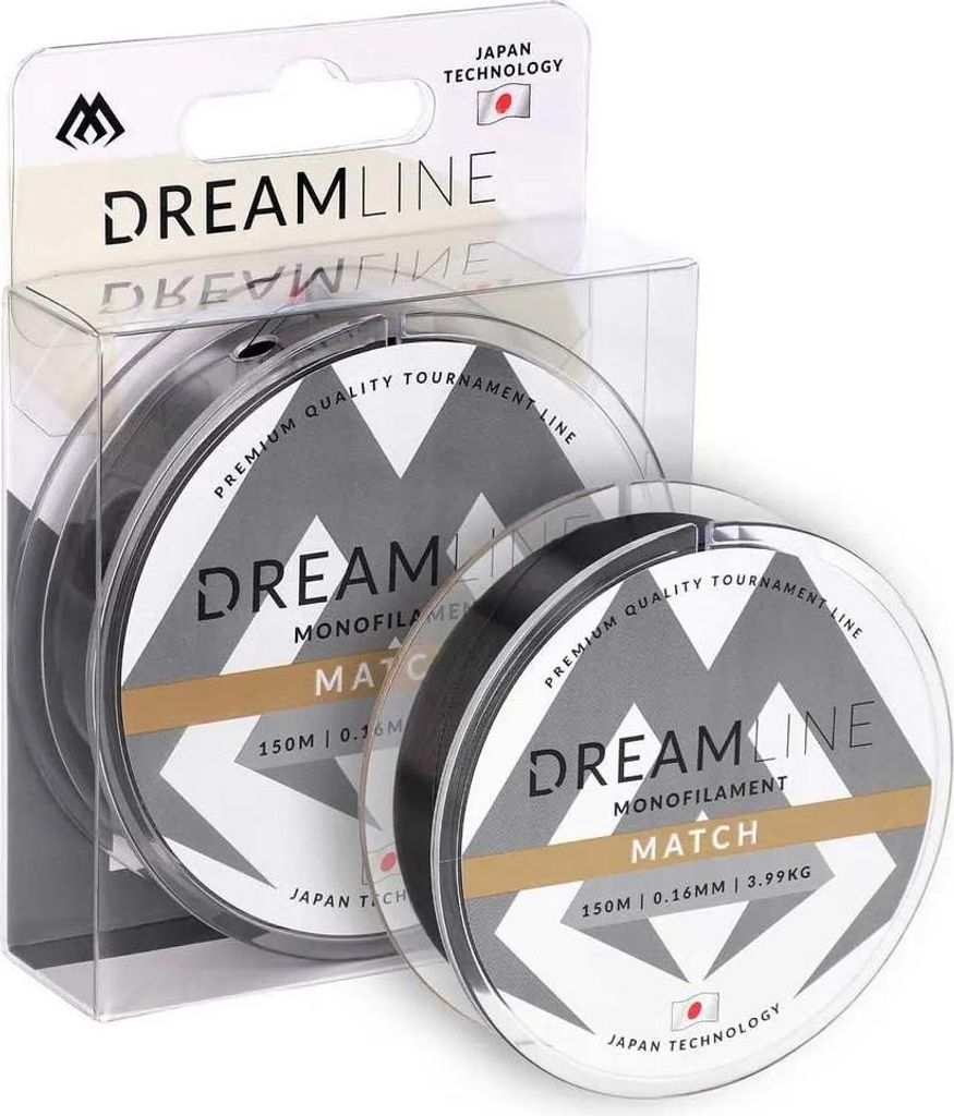 Mikado Dreamline Match Monofile Schnüre 150 M Schwarz 0.180 Produktbild 