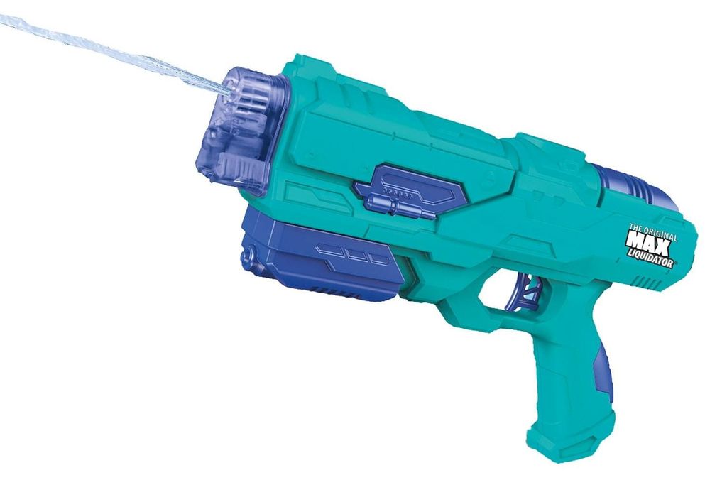 Wasserpistole elektrisch Wasserspritze Happy People MAX Liquidator 27,5cm blau