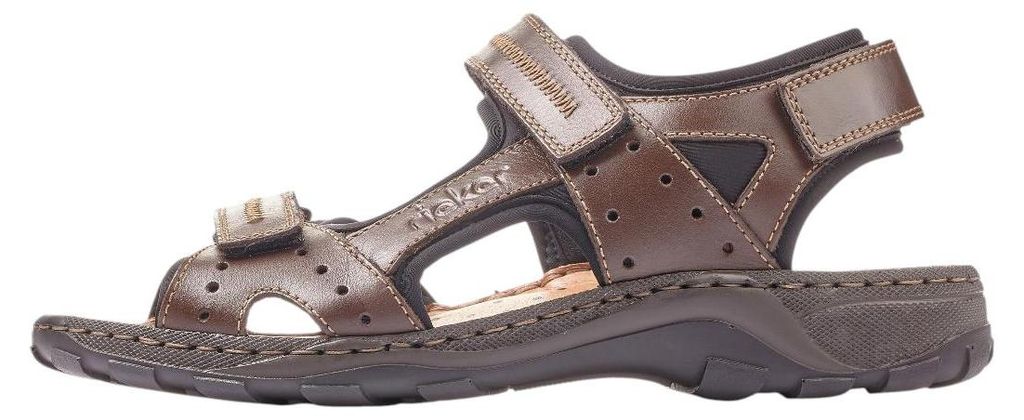 Sandales Rieker pour hommes, couleur marron, style Image du produit 