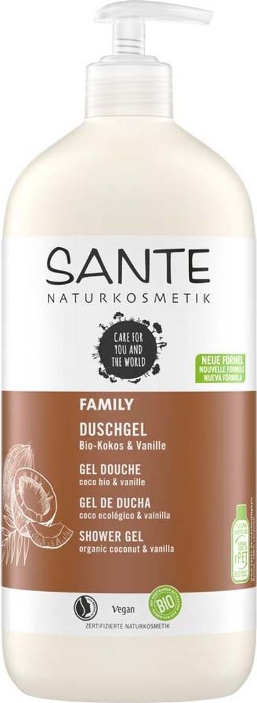 Sante Naturkosmetik Duschgel Kokos & Vanille Bio 950ml