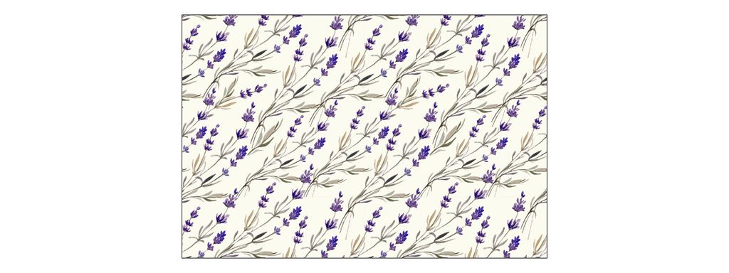 Muralo Fototapete 180 x 120 cm Vlies Tapete Wandtapeten moderne Wandbilder XXL Blumen Lavendel Natur Aquarell