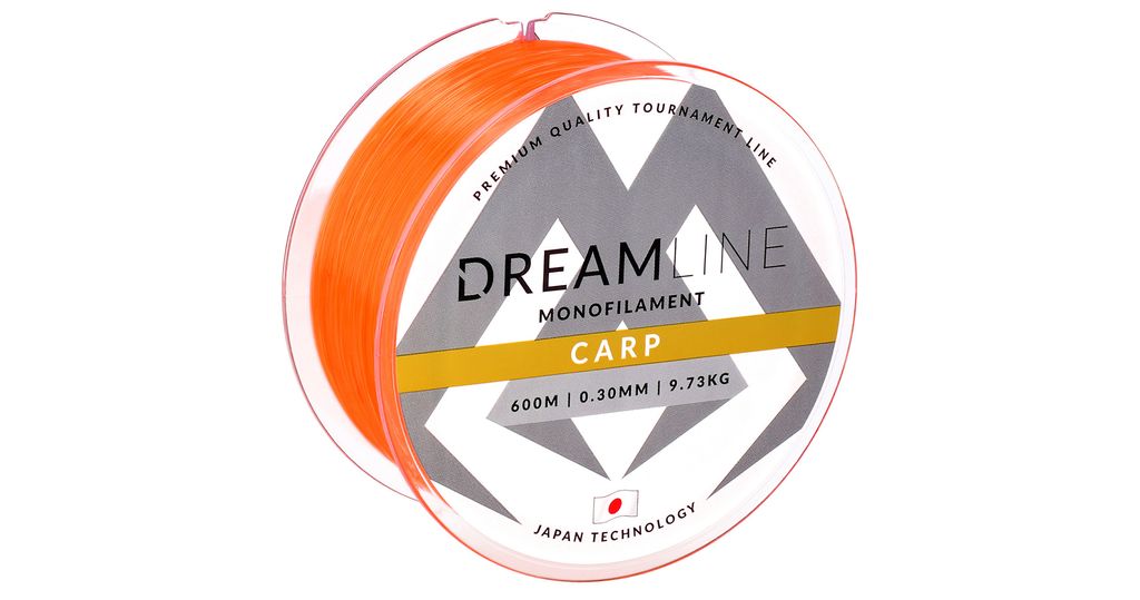 Angelschnur Karpfenschnur Mikado Dreamline Fluo Orange 0.30 mm 9.73 kg 600 m