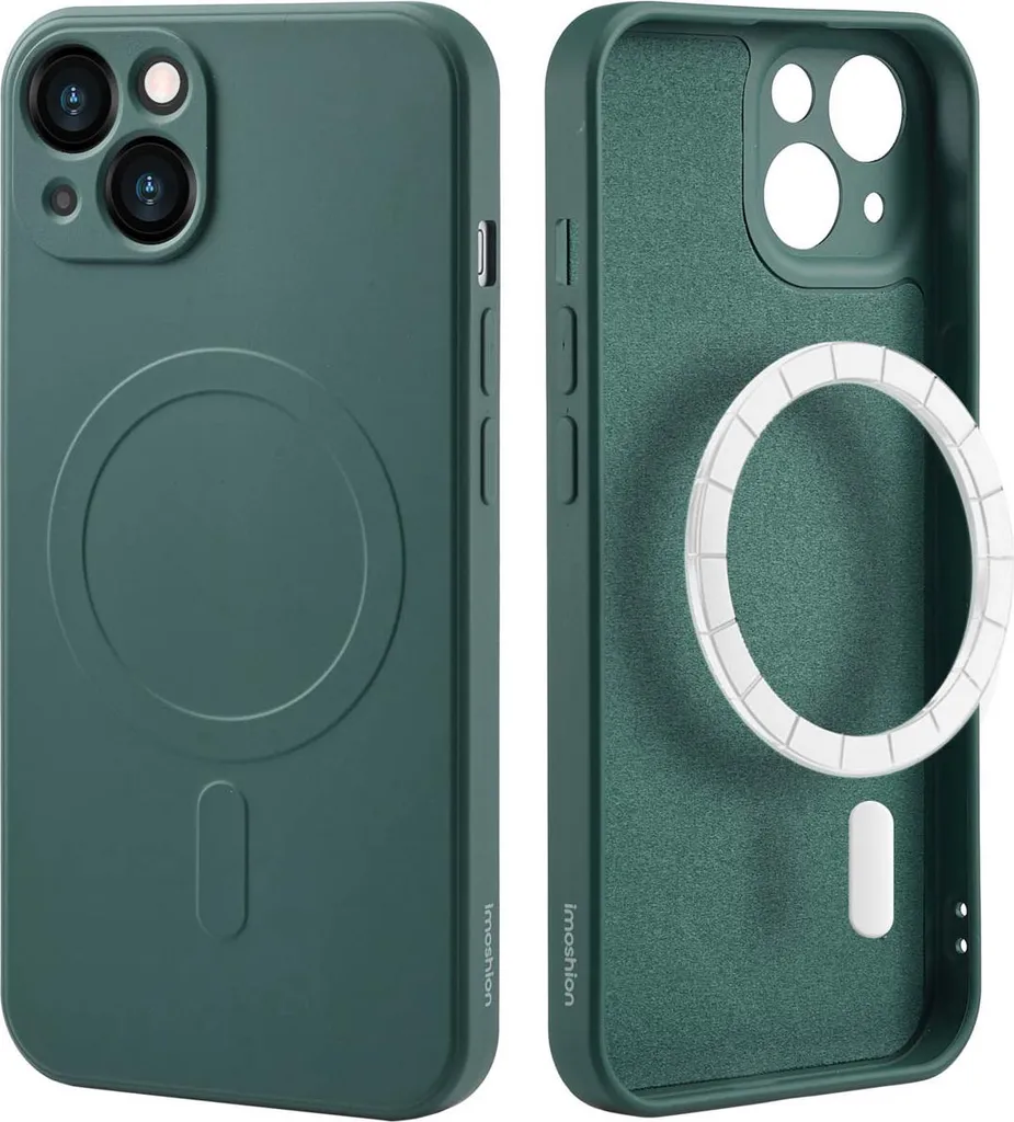 imoshion Color Back Cover con MagSafe iPhone 13 - Verde scuro