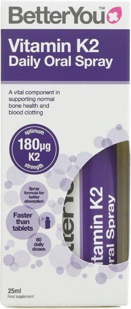 BetterYou - Vitamin K2 täglich zum Einnehmen Spray, 25 ml