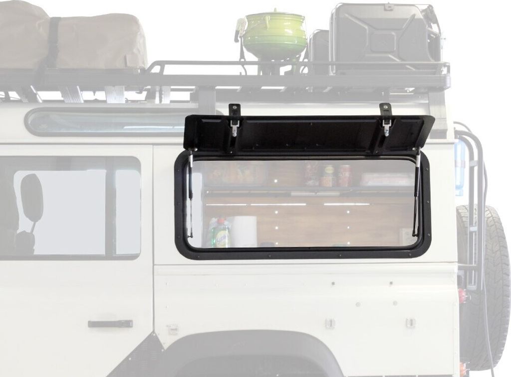 Gullwing Fenster aus Aluminium für Land Rover Defender (1938 - 2016)