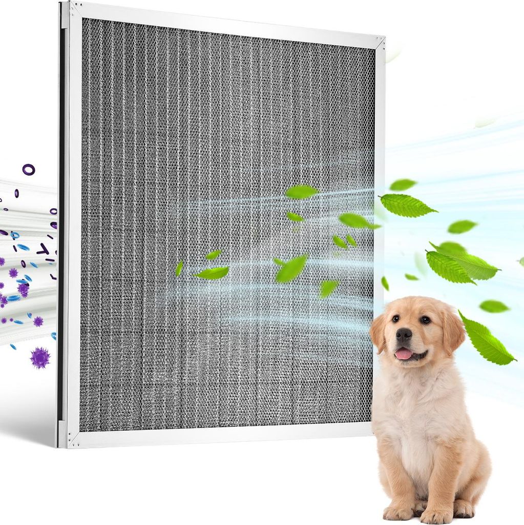 VEVOR Elektrostatický vzduchový filter, 20 x 20 x 1 palec, Obrázok produktu 