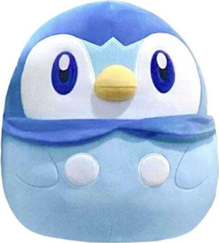 A close-up studio shot of a plush toy.