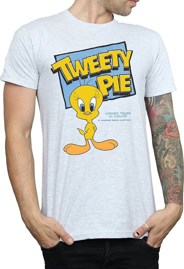 Looney Tunes - T-Shirt für Herren BI1506 (L) (Grau)