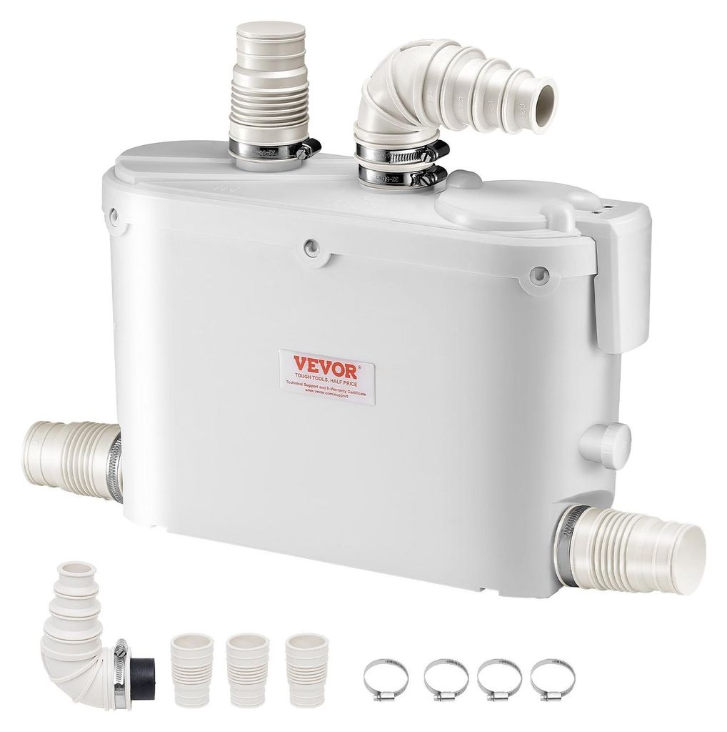 Bomba de aguas residuales VEVOR, 500W, caudal de 110 litros Imagen del producto 