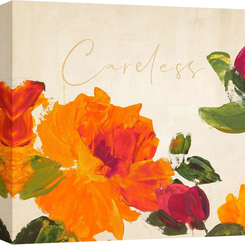 Quadro moderno su tela a fiori - Teo Rizzardi - Careless Summer I - 50X50 cm