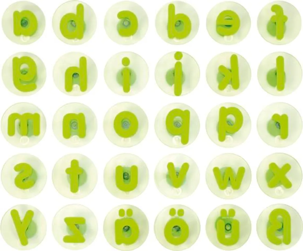 Set 30 Timbri Giganti Eduplay Lettere Minuscole - Materiale Montessori