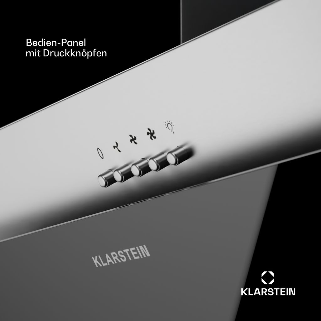 Klarstein Dunstabzugshaube, Abluft-Dunstabzugshaube mit Produktbild 4