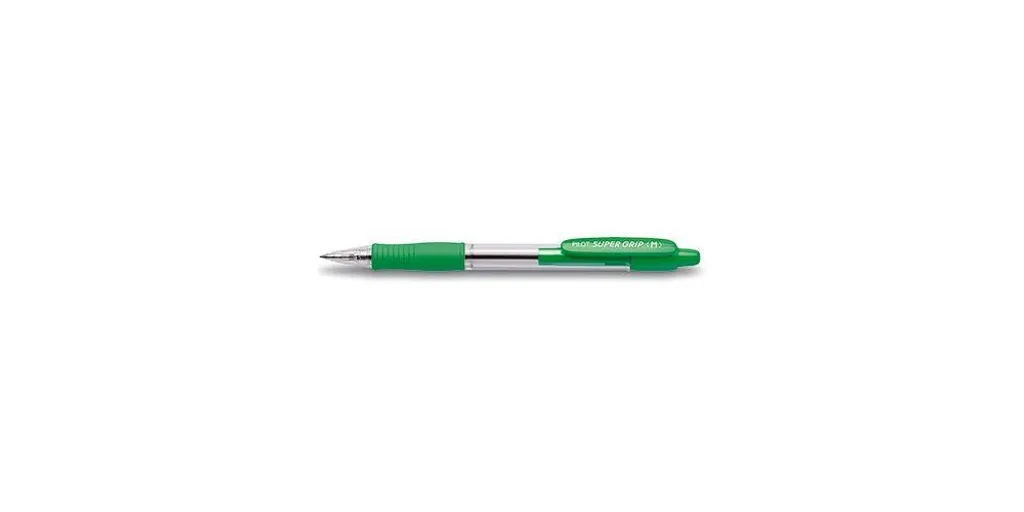Offerta Pilot Super Grip M Verde - Penna a Sfera Professionale 1.0mm