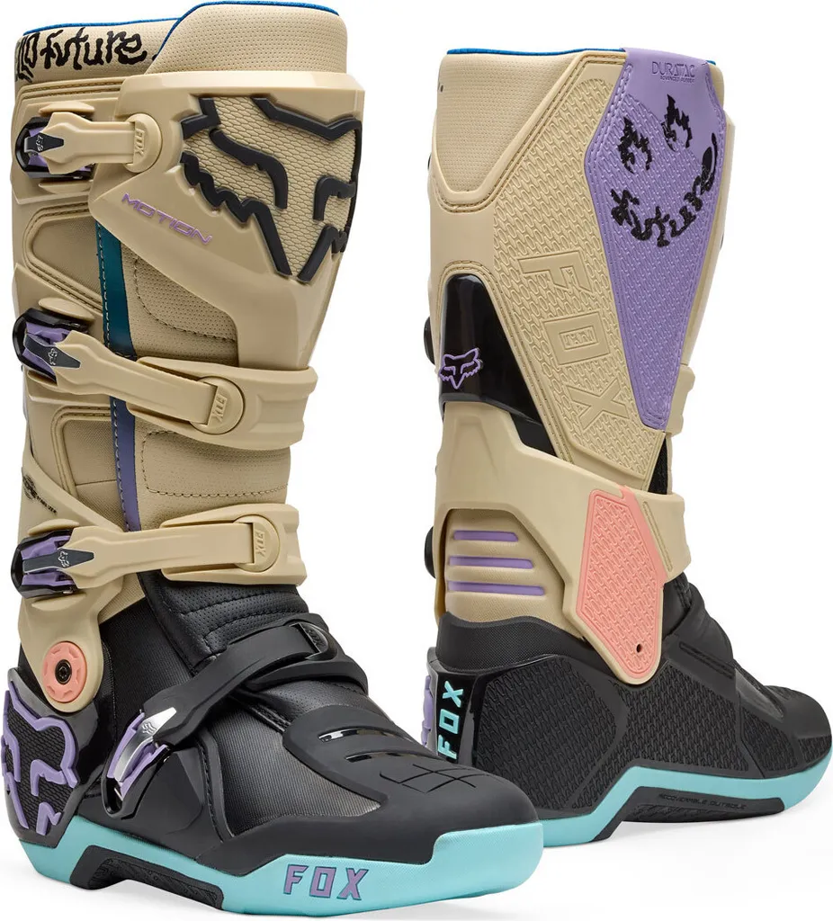 Bottes Motocross Fox Motion Hello Future Spéciales pour Terrain Difficile