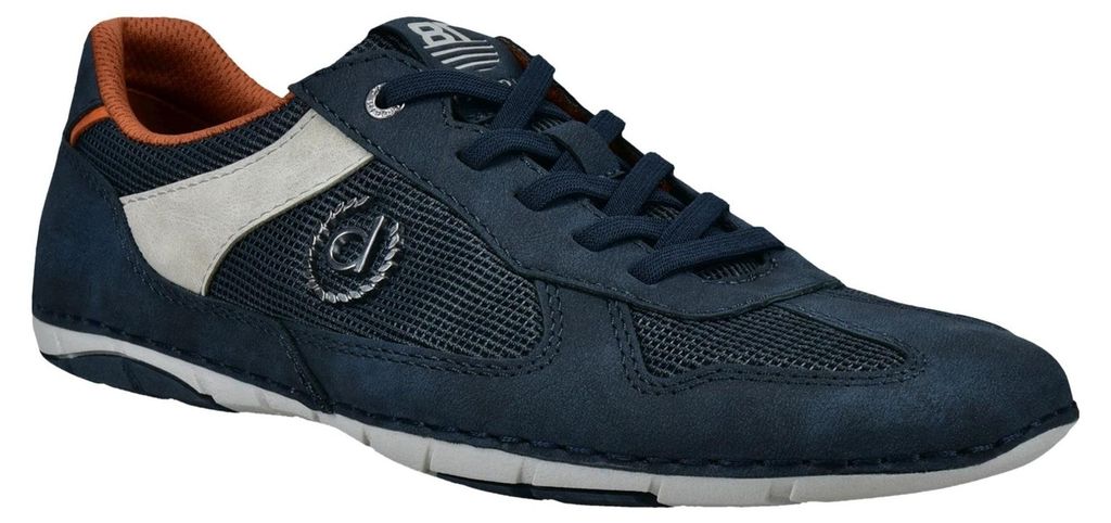 Wygodne sznurowane buty Bugatti w kolorze niebieskim, Zdjęcie produktu 