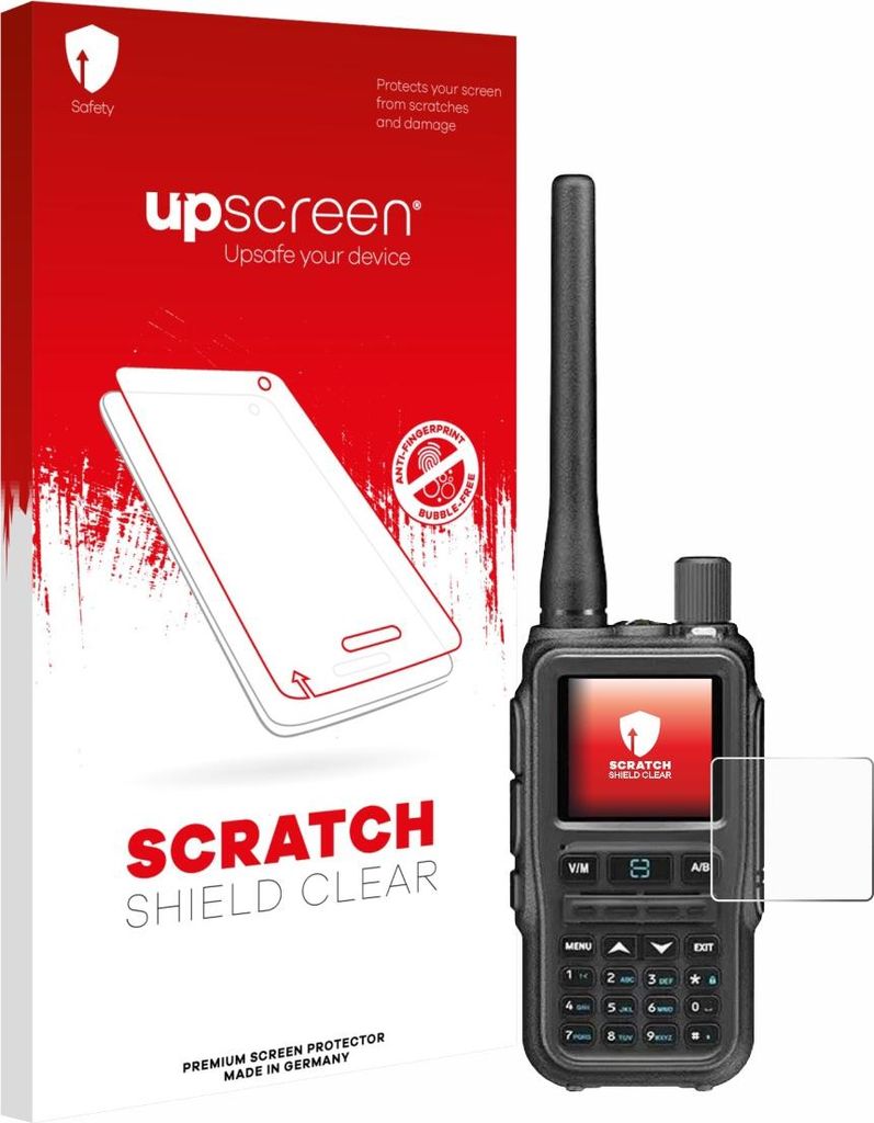 upscreen Schutzfolie für Baofeng UV5RMINI Displayschutz Displayschutzfolie Folie Klar Transparent