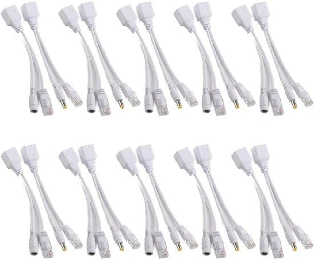 Kit Adaptateur PoE Passif en Cuivre Haute Performance pour Réseau IP