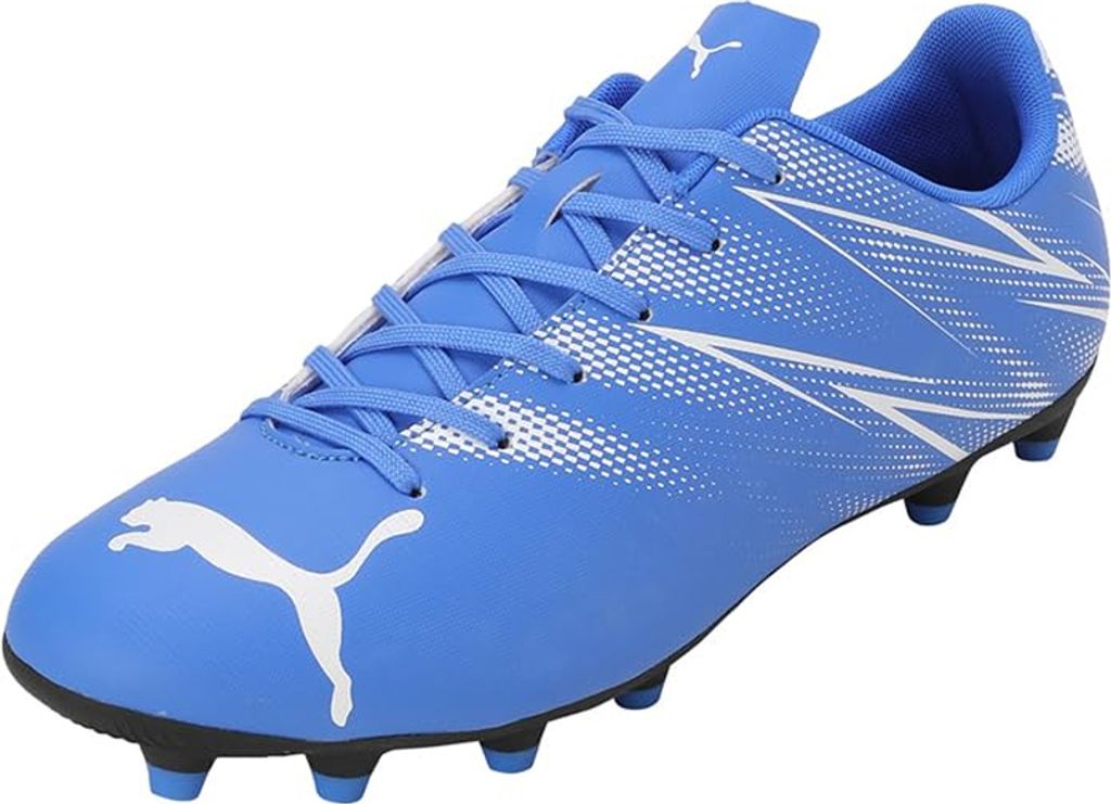 Puma - Herren Fußball-Stiefel "Attacanto FG/AG" RD3456 (44,5 EU) (Blau/Weiß)