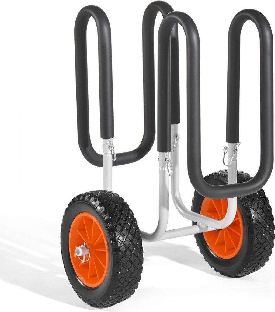 SUP Transportwagen 68 kg - Stand Up Paddle Board Trolley mit 25,4 cm Vollgummireifen - Schaumstoffpolster und Spanngurt - Ideale Surfboard Transpor...