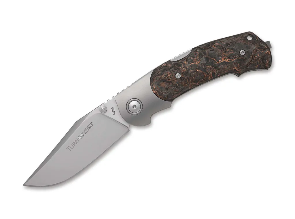 Couteau Viper Turn Dark Matter Copper Carbon Limited Edition de Collection