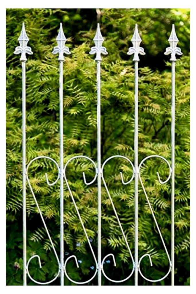 Rankgitter aus Metall 163 cm x 47 cm verzinkt