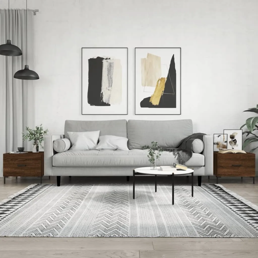 Maison Exclusive Tavolini 50x50x40 Rovere Marrone - Materiale Ligneo