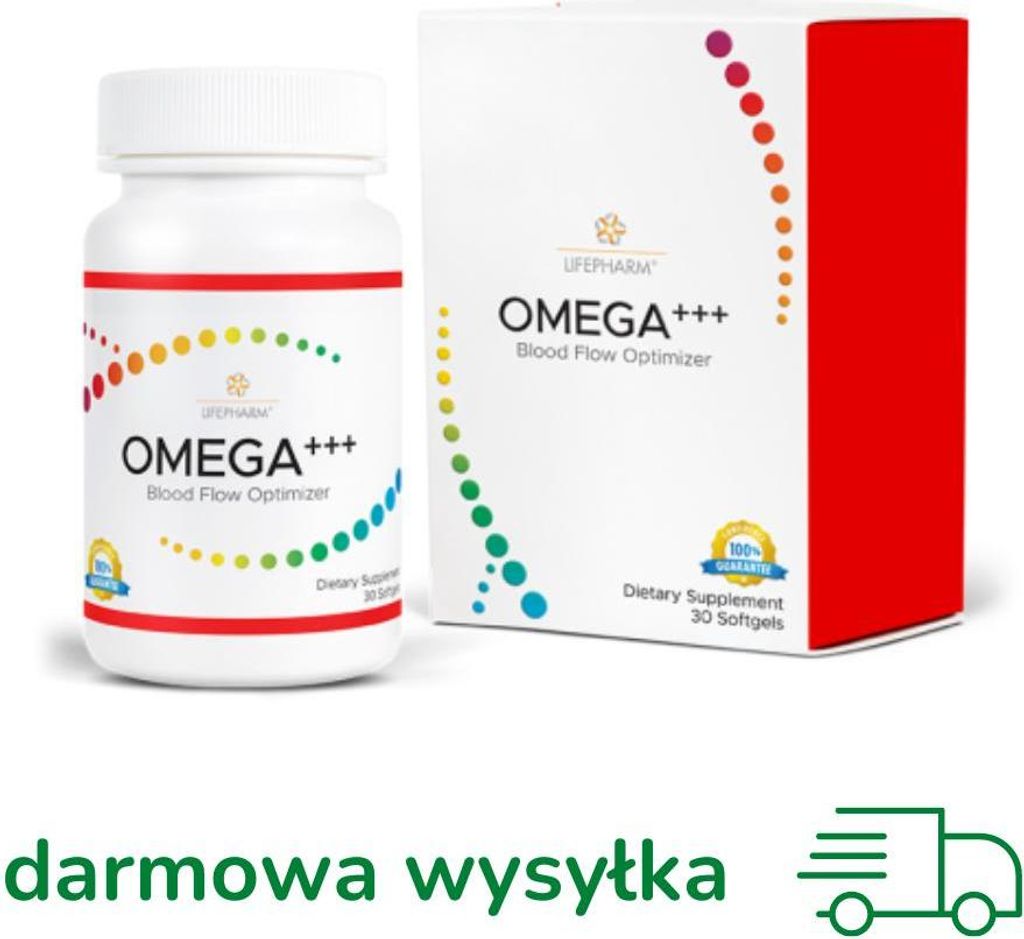Laminina Omega 3 - oryginalna laminina Life Pharm Suplement Diety 120 kapsułek
