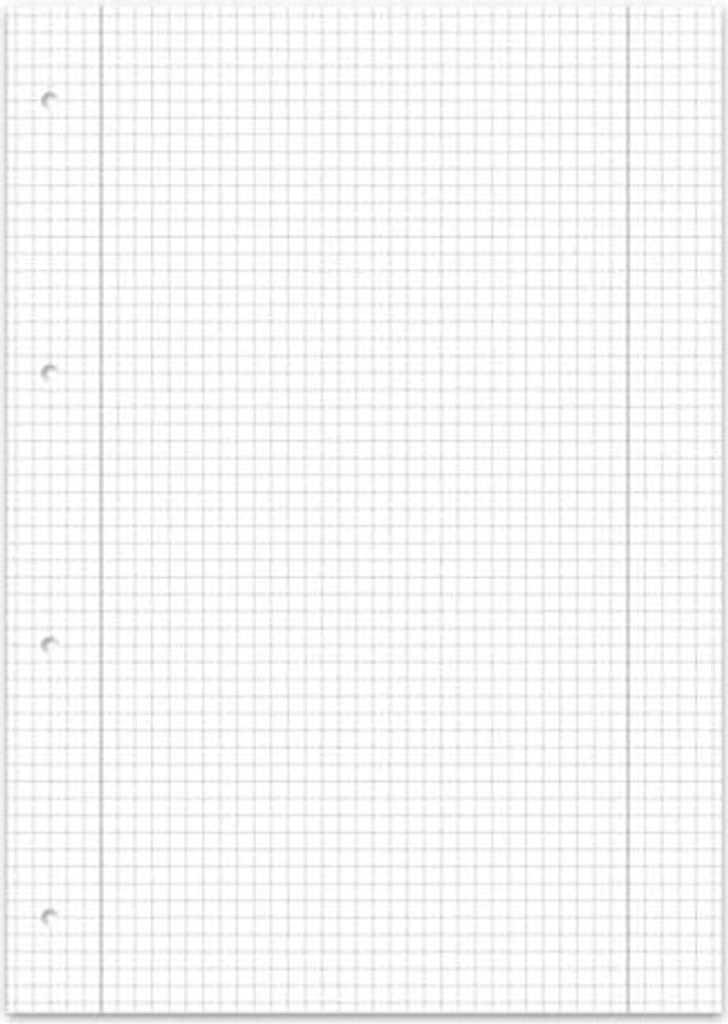 Collegeblock A4 80 Blatt LIN28 kariert URSUS 608511028 70g Randlinien