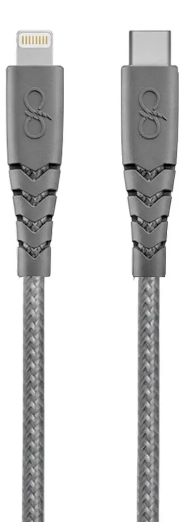 Câble Lightning 2m Force Power USB-C Gris pour Charge Rapide iPhone - 4