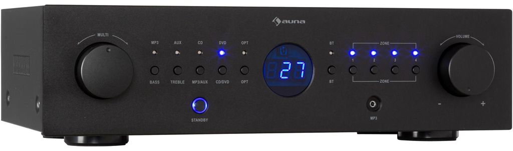 Auna Wzmacniacz, Mini wzmacniacz stereo HiFi, Wzmacniacz Zdjęcie produktu 