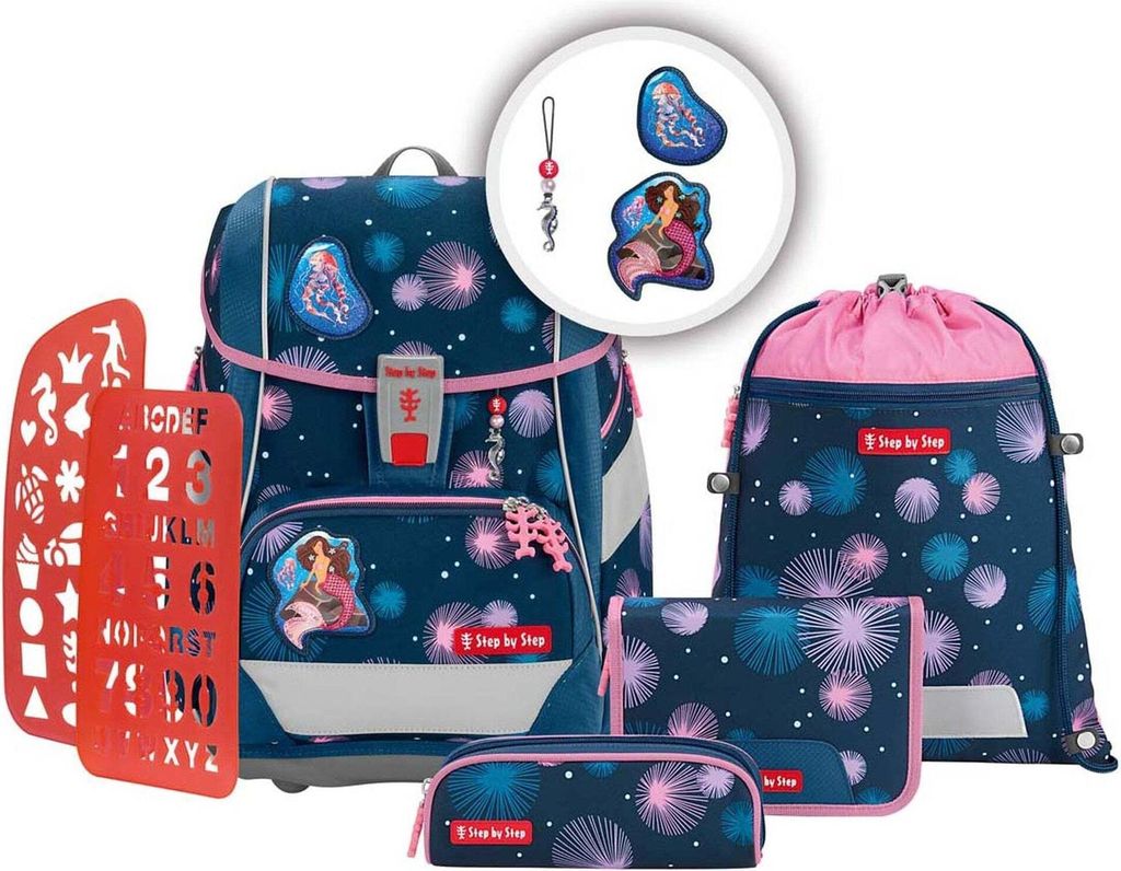 Step by Step 2IN1 PLUS Mermaid Delia 6dílná sada brašen Obrázek produktu 