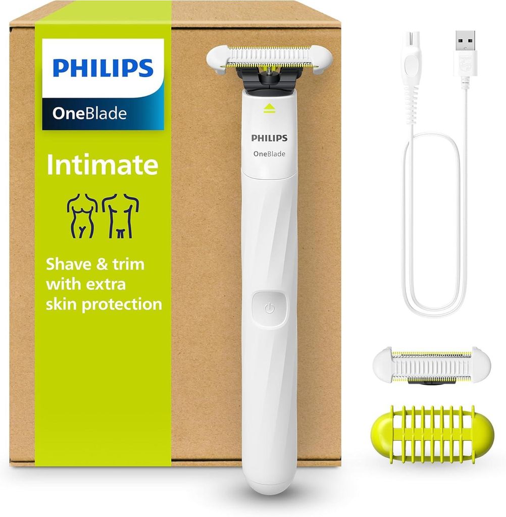 Philips OneBlade Intimate QP1924/30, Elektrorasierer & Produktbild 