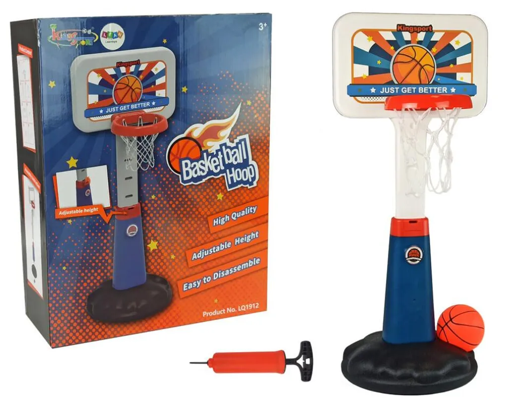 Jeu de basket enfant 125 cm et mini ballon de basket
