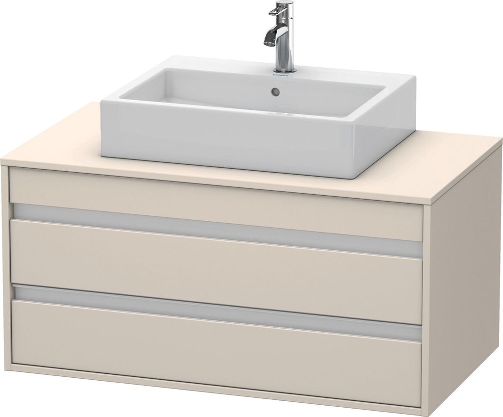 Waschtischunterbau KETHO 550x1000x496mm taupe taupe