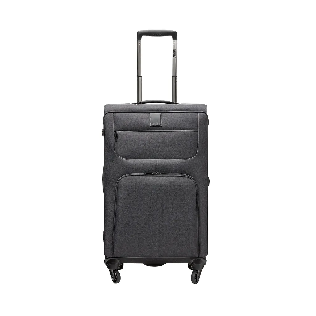 Stratic Go First Stop Later Valise Trolley Noire 69cm Robuste et Chic