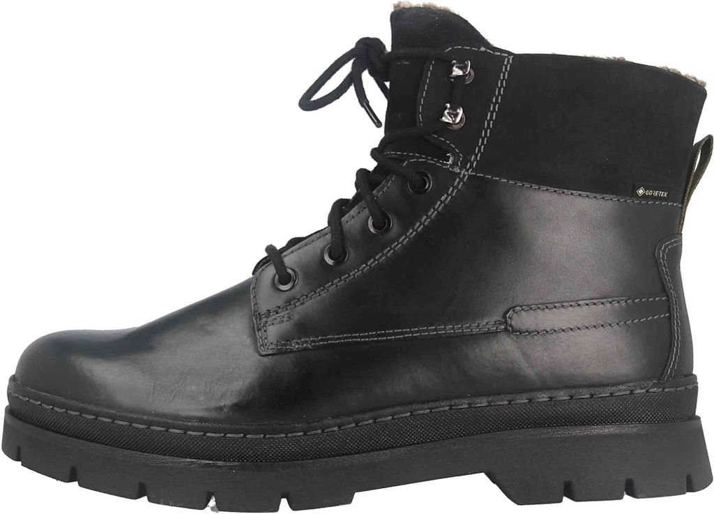 Fretz Men Zoran Boots in Übergrößen Schwarz 2413.8471-51 große Herrenschuhe
