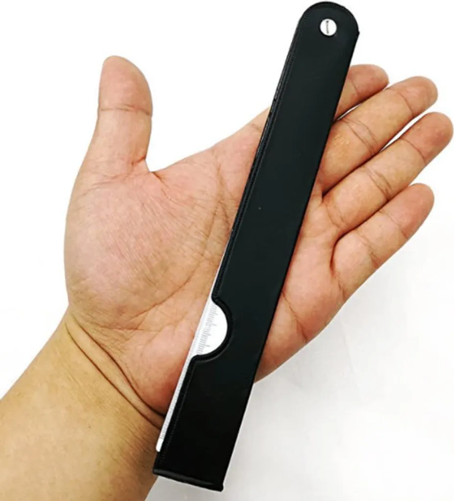 Règle pliante compacte pour trousse, équerre et gabarit pour étudiants