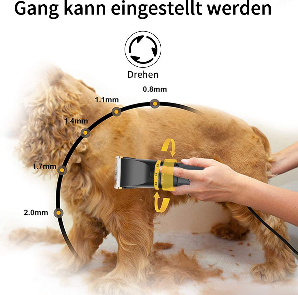 CMYbabee Leise Hundeschermaschine dichtes fell, Produktbild 2