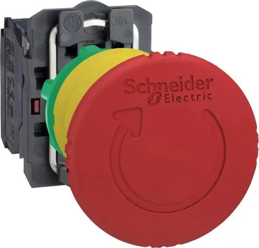 Arrêt d'Urgence XB5AS8444 Schneider à Déverrouillage par Rotation 22mm