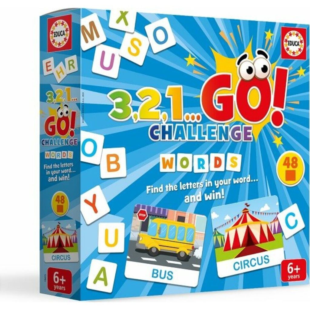 EDUCA-Spiel 3,2,1? LOS! Challenge Words (Englisch)