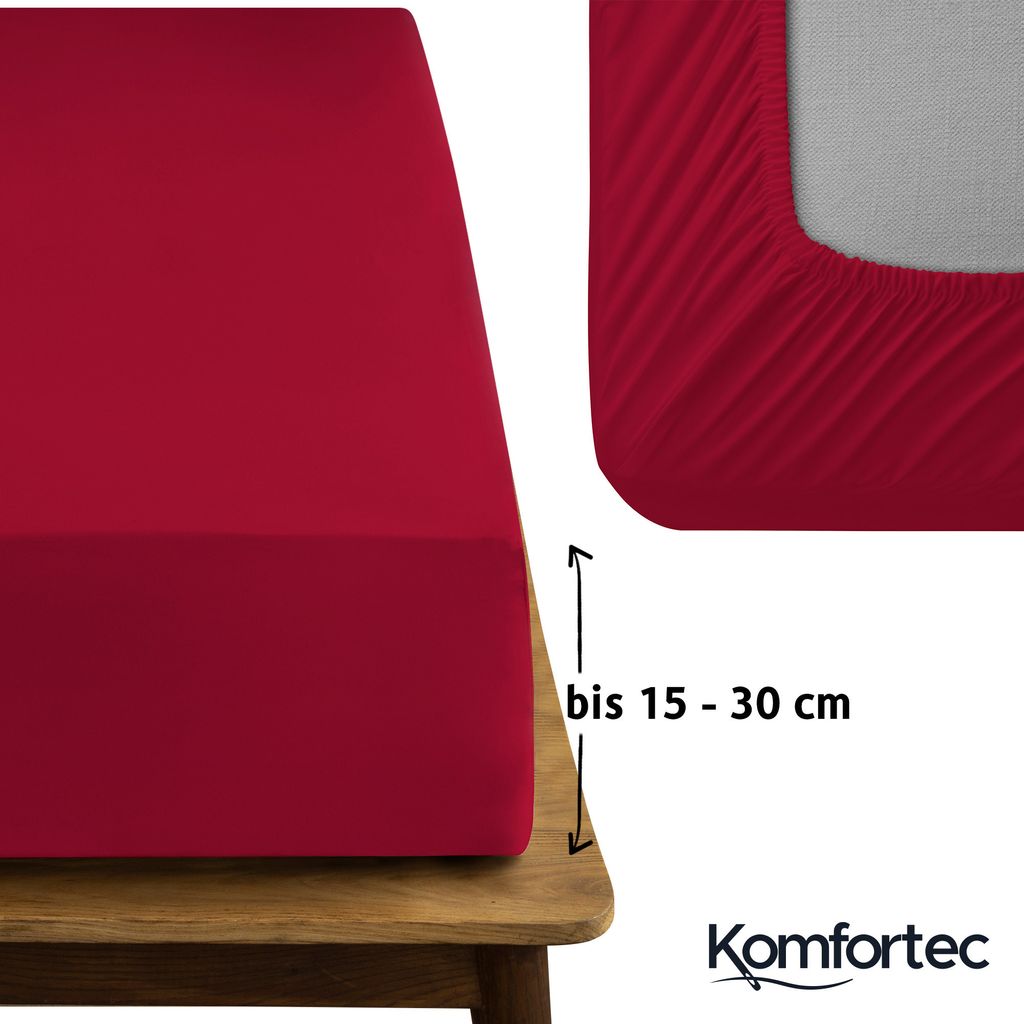 Komfortec Spannbettlaken 140x200 cm, Bettlaken Produktbild 4