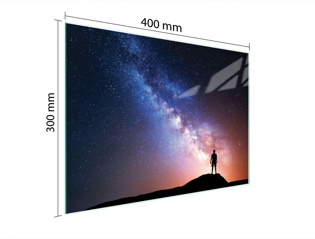 Schneidebrett Herdabdeckplatte Multiglasschneidplatte 40x30 cm Mann Nordlich