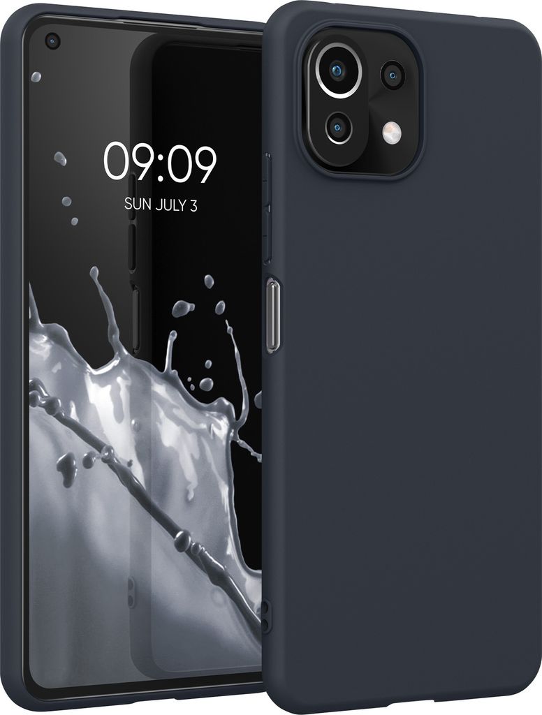 kwmobile Hülle kompatibel mit Xiaomi 11 Lite (5G) NE / Mi 11 Lite (5G) Hülle - weiches TPU Silikon Case - Cover geeignet für kabelloses Laden -
