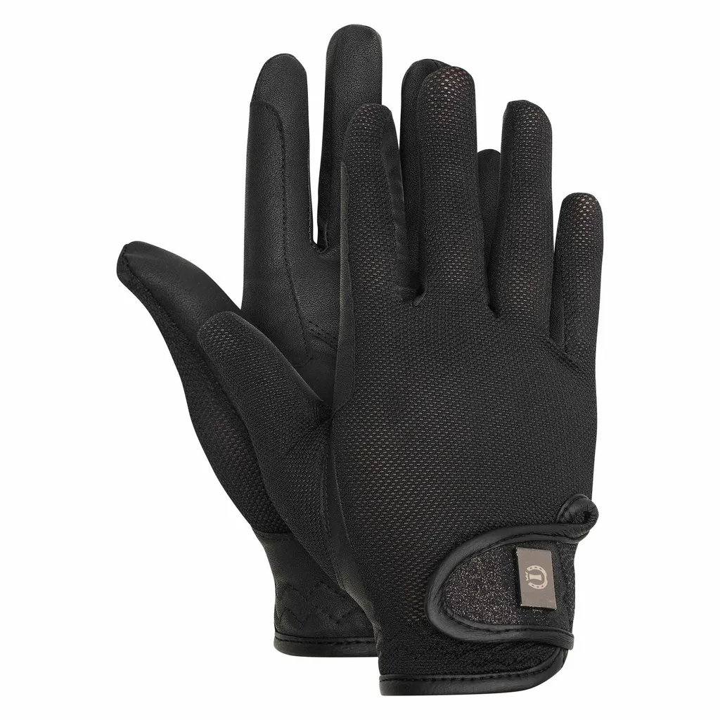 Gants d'équitation d'été IRHSummercool Black Imperial Riding Taille L